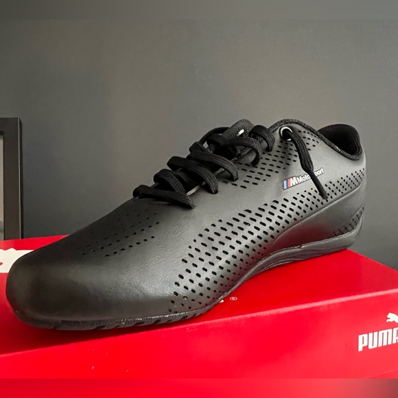 BMW Puma Black and Yellow Green Athletic Shoes - Picture 9 of 17